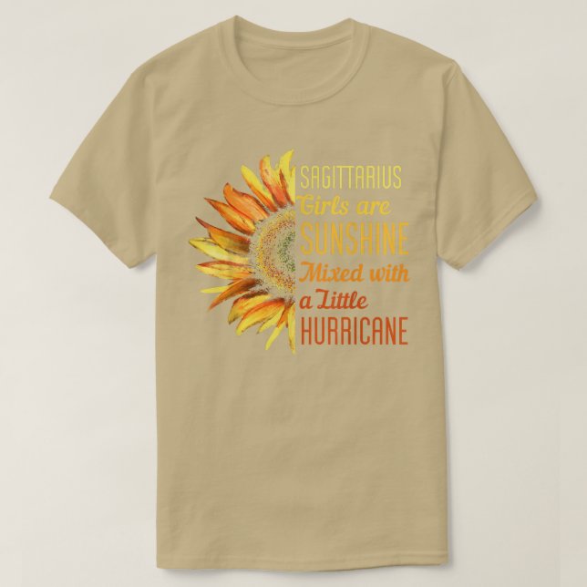 Sagittarius Zodiac Underteckna november födelsedag T Shirt (Design framsida)