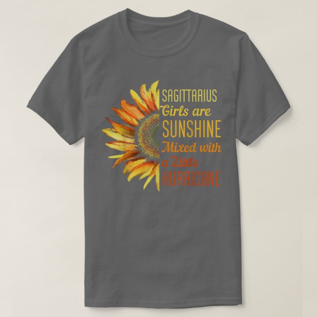 Sagittarius Zodiac Underteckna november födelsedag T Shirt (Design framsida)