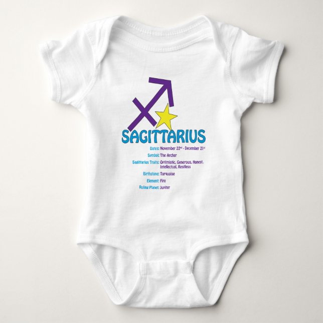 Sagittariusdragbaby Tee Shirt (Framsida)