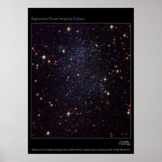 SagittariusDwarfIrreguljärtGalaxy-20 Poster