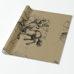 Sagittariuskonstellationkarta som inristar presentpapper