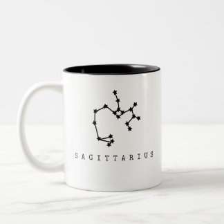 SagittariuskonstellationZodiac undertecknar muggen Två-Tonad Mugg