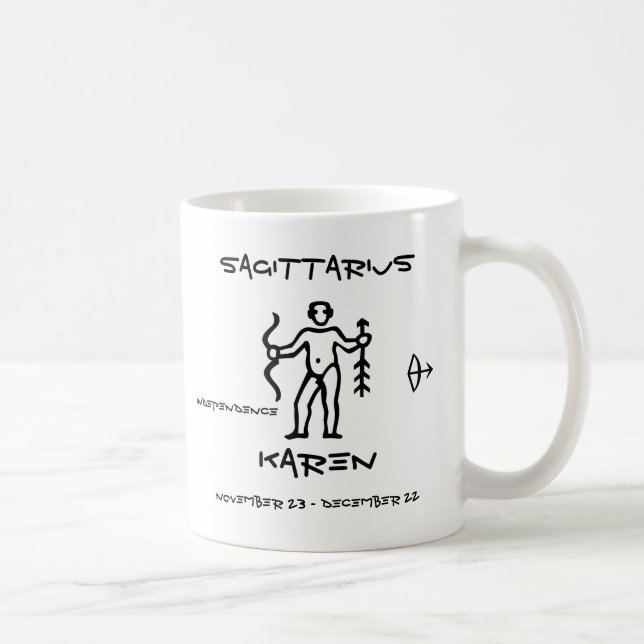 Sagittariuspersonlig Kaffemugg (Höger)