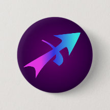 Sagittariuspil i lilor för Aqua för flygrosablått