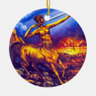Sagittariusprydnad Julgransprydnad Keramik