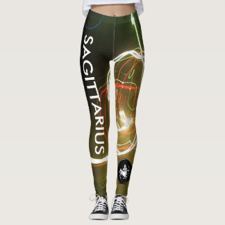 Sagittariusspring-/genomkörare-/hakdamasker Leggings