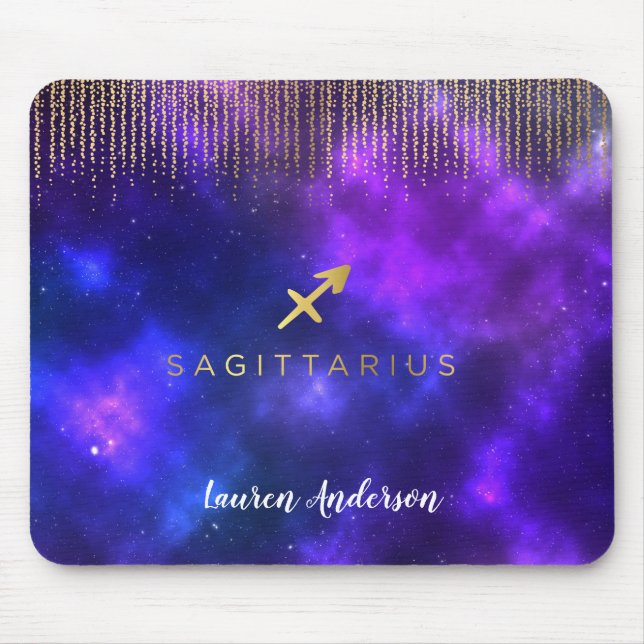 SagittariusZodiac undertecknar datoren Mousepad Musmatta (Framsidan)