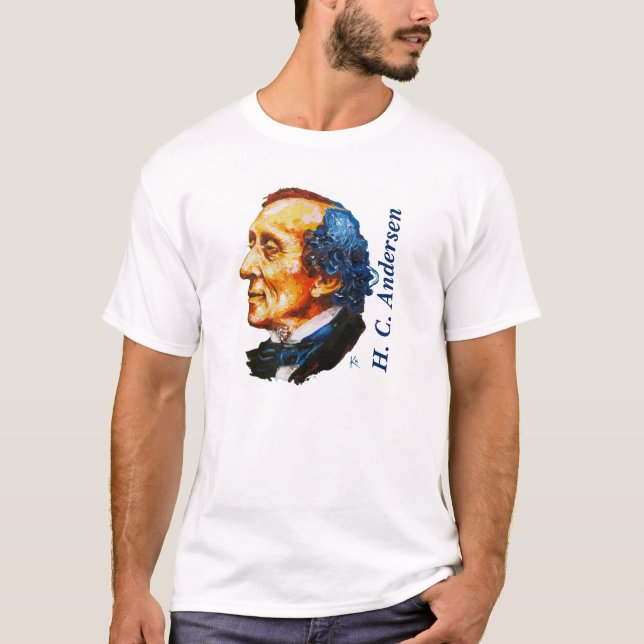 Sagoberättare - H.C. Andersen Tee Shirt (Framsida)
