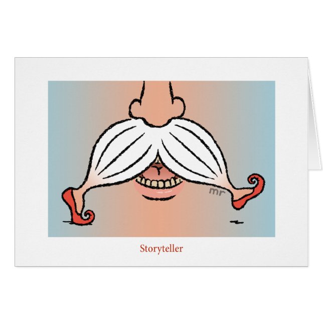 Sagoberättarekort Hälsningskort (Framsidan Horizontal)