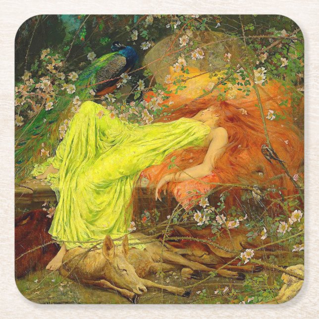 Sagobild av Arthur Wardle Underlägg Papper Kvadrat (Framsidan)
