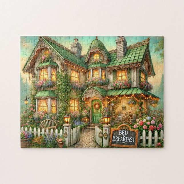Sagobok Bed & Breakfast Cottage Garden Inn Pussel (Horisontell)
