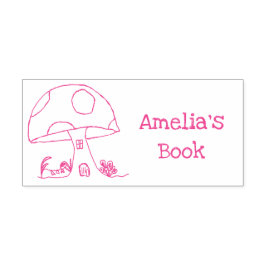 Sagobok Svamp Hus Denna bok tillhör Se Självfärgande Stämpel