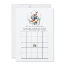 Sagobok Vår Nästa Kapitel Baby Shower Bingo Spel
