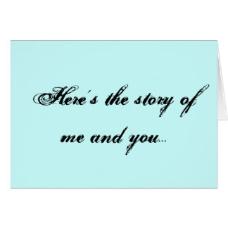 Sagobokändelse Hälsningskort