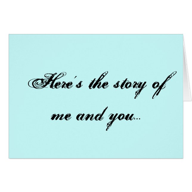 Sagobokändelse Hälsningskort (Framsidan Horizontal)