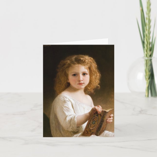 Sagoboken av William-Adolphe Bouguereau Tack Kort (Framsida)