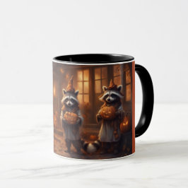 Sagoboksvaskrar i Halloween-kostymer Mugg