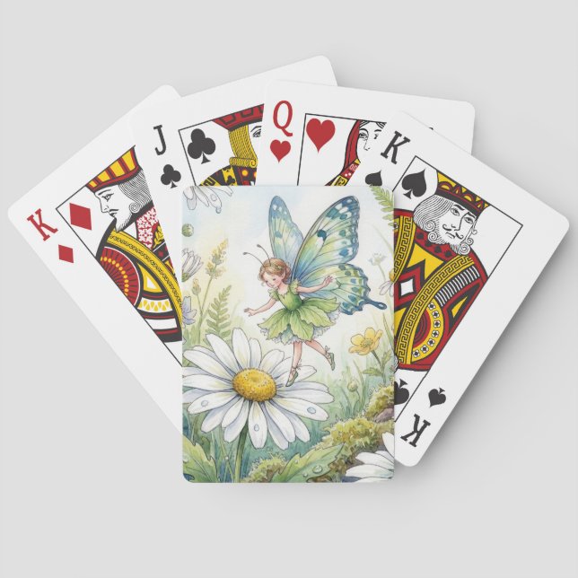 Sagobutterfly i en tusenskönagård casinokort (Baksidan)