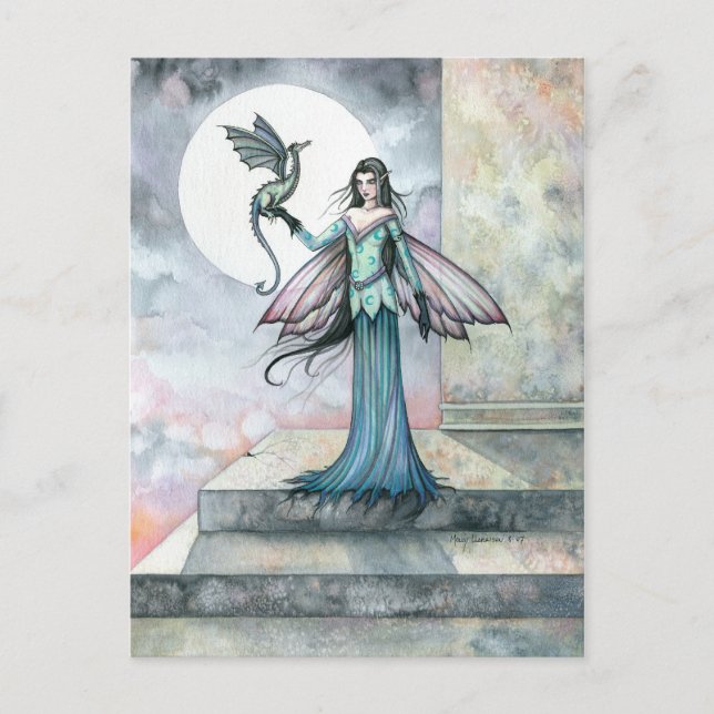 Sagodrake vykort gotik (Framsida)