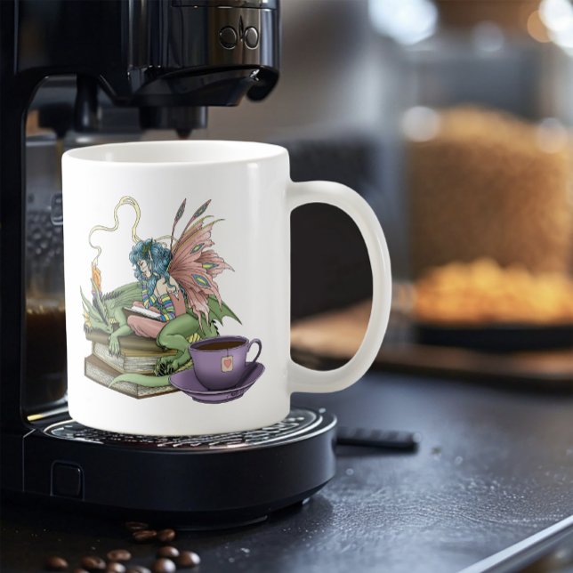 Sagodrakens Bok Tea Vänskap  Kaffemugg (Skapare uppladdad)