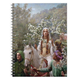 Sagodrottningen Guinevere (av John Collier) Anteckningsbok