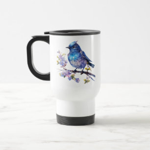 Sagofågel Blommor akvarell Clipart-73611 Resemugg