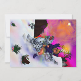 Sagofantasi hoppets ljus vinterdröm konst inbjudningar