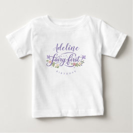 Sagoflicka Första Födelsedags Baby T-Shirt