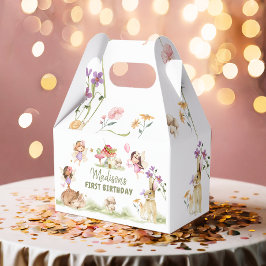 Sagoföddag 1:a Förtrollad Skog Flickor Blommig Presentaskar