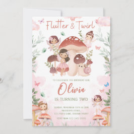 Sagofödselsedag, Förtrollad Idyllisk Skogsträdgård Inbjudningar