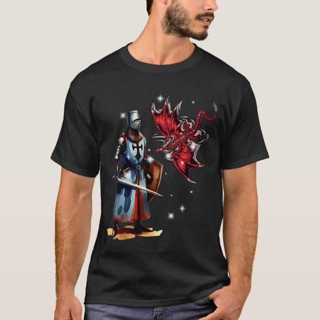 Sagoknight Barns Riddar Rustning Saga T Shirt (Framsida)