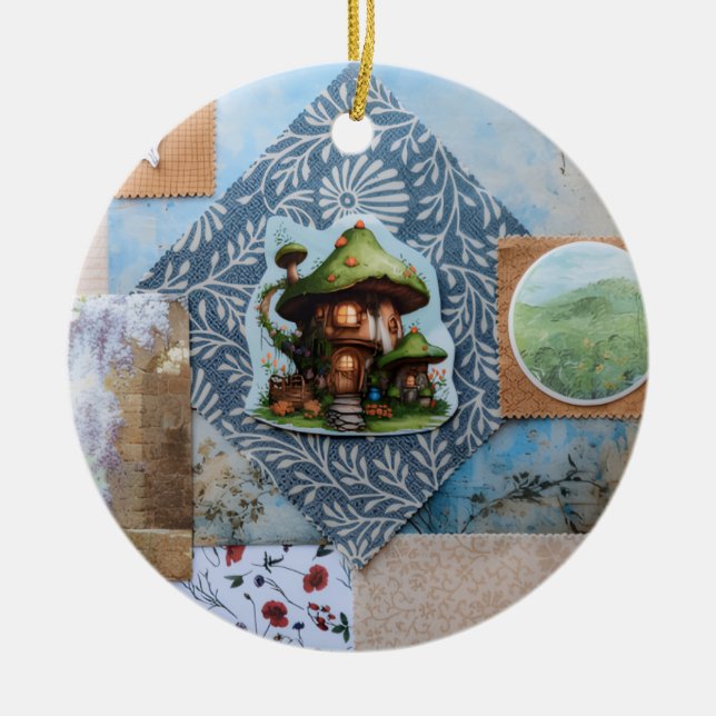 Sagoland Julgransprydnad Keramik (Framsidan)