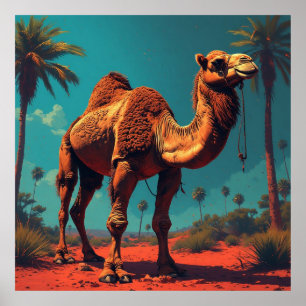 Sagolands Arabiska Öken för Hemdekor & Gåva Poster