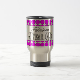 Sagolik Forty årig rosa polka dots Resemugg