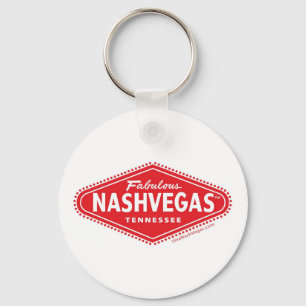 Sagolik logotyp Keychain för NASHVEGAS TM Nyckelring