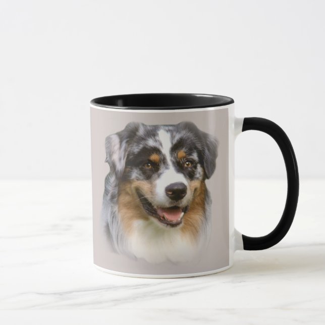 Sagolik mugg för australian shepherd (Höger)