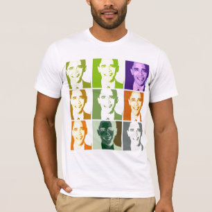 Sagolik popkonstObama T skjorta Tee Shirt