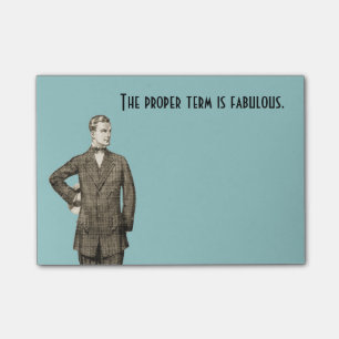 Sagolik vintageman post-it block