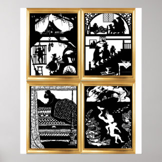 Sagolika designs kollektion affisch