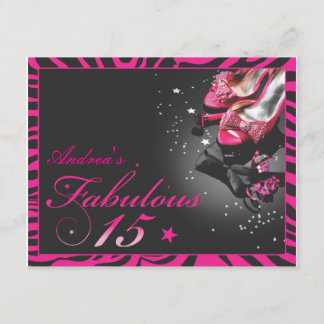 Sagolika Quinceañera! Inbjudningar