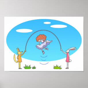 Sagoliknande hopprep. poster