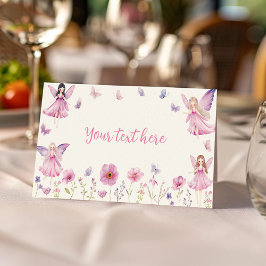 Sagolikt blomsterträdgård födelsedagsfest mat tält placeringskort