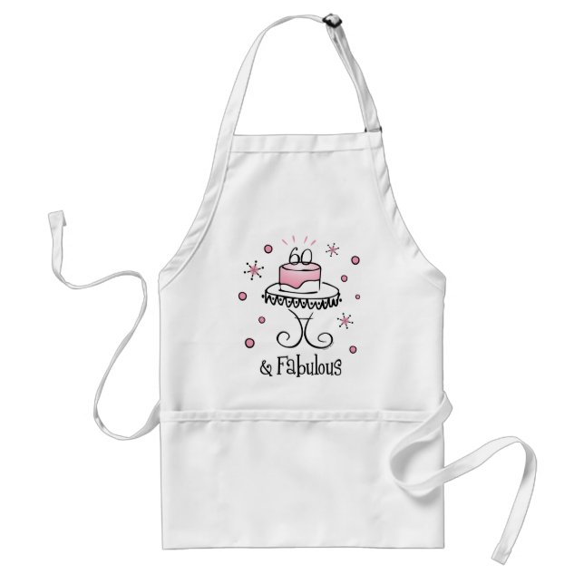 Sagolikt förkläde för 60 BBQ (Framsidan)