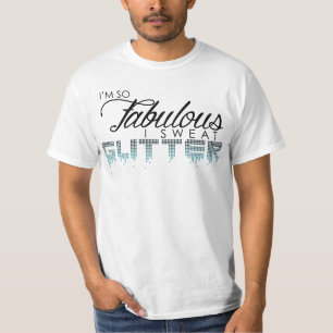 Sagolikt glatt glitter t-shirt