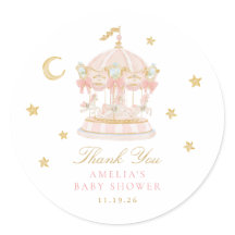 Sagolikt Karusell Bebis Baddare Tack Sticker