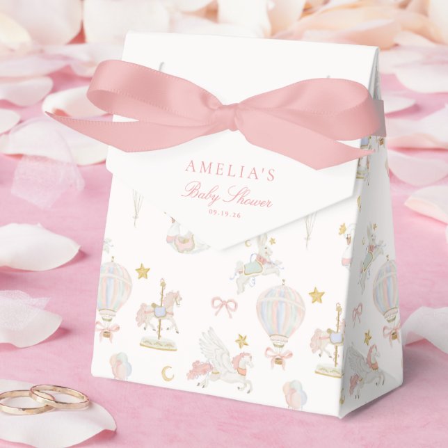 Sagolikt karusellpresentförpackning för baby showe presentaskar (Bröllop)