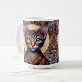 Sagolikt Mythiskt Utbroderat fantasin Kattdjur Kaffemugg