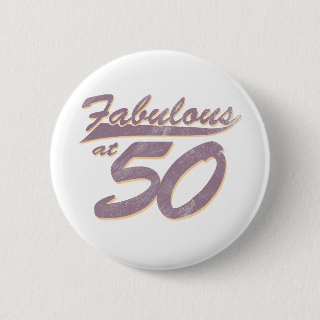 Sagolikt på födelsedag 50 knapp (Framsida)