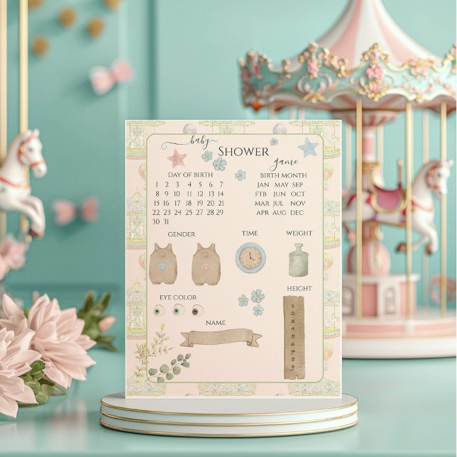 Sagolikt Vintage-babyfirande på nöjespark (Skapare uppladdad)