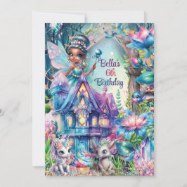 Sagoparty i kristallskogen inbjudningar